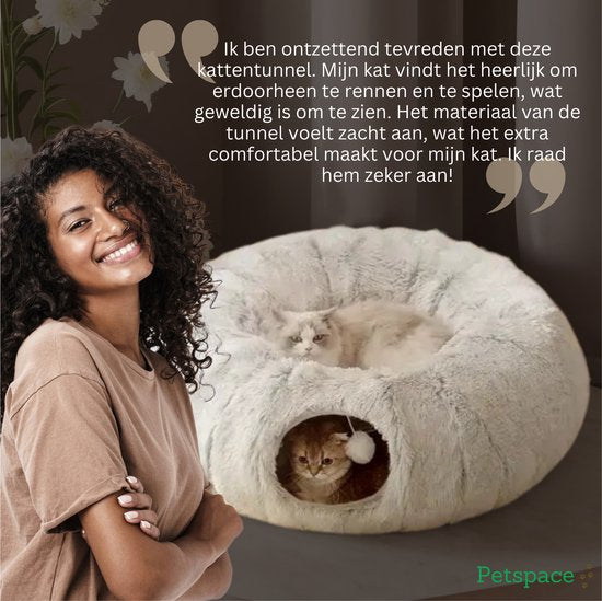 Fluffy Donut Kattentunnel