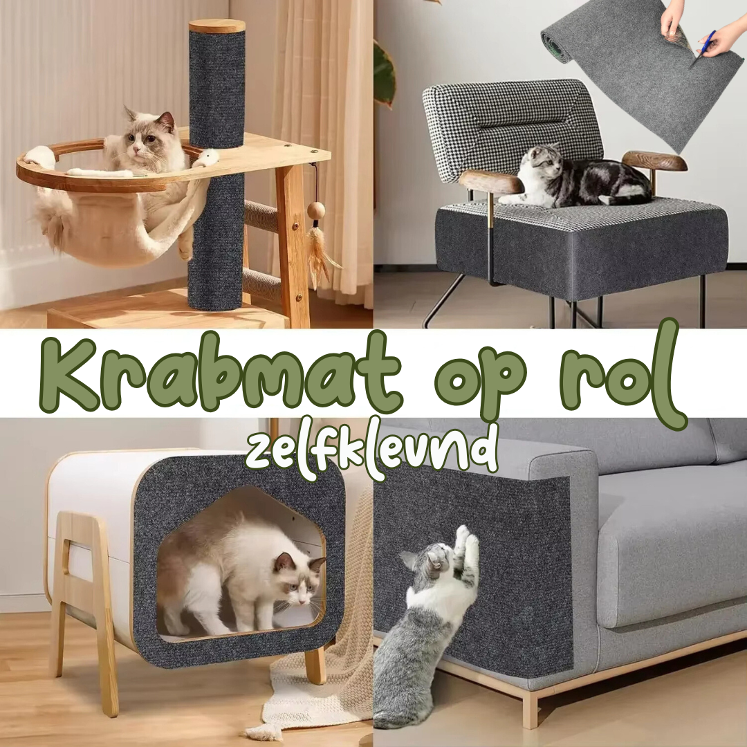 DIY Zelfklevende Katten krabmat - Meubel Beschermer voorkom Schade