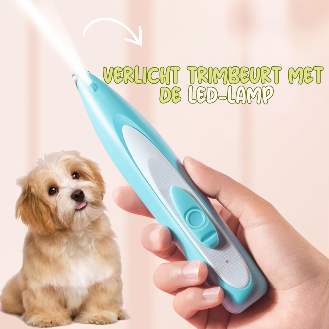 hondentondeuse - pootjes trimmer hond met Led Licht