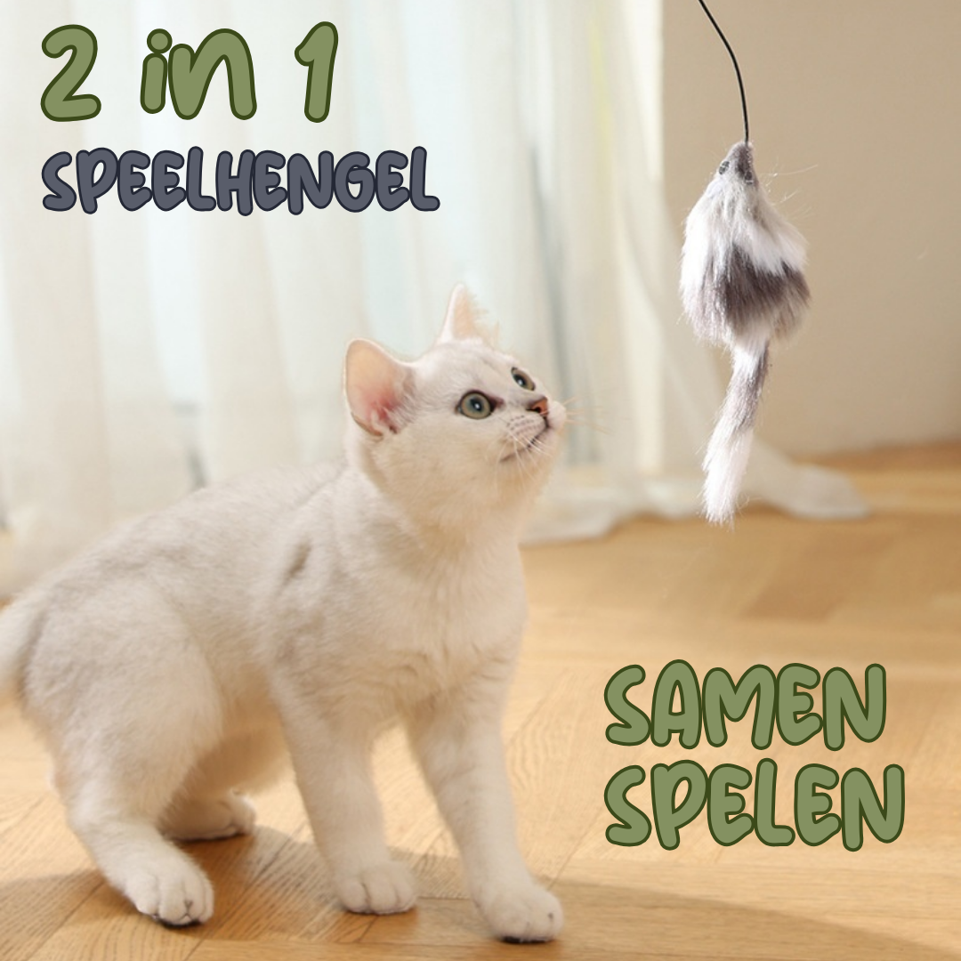 Turbobal kattenspeeltje Boa Fluffy muis
