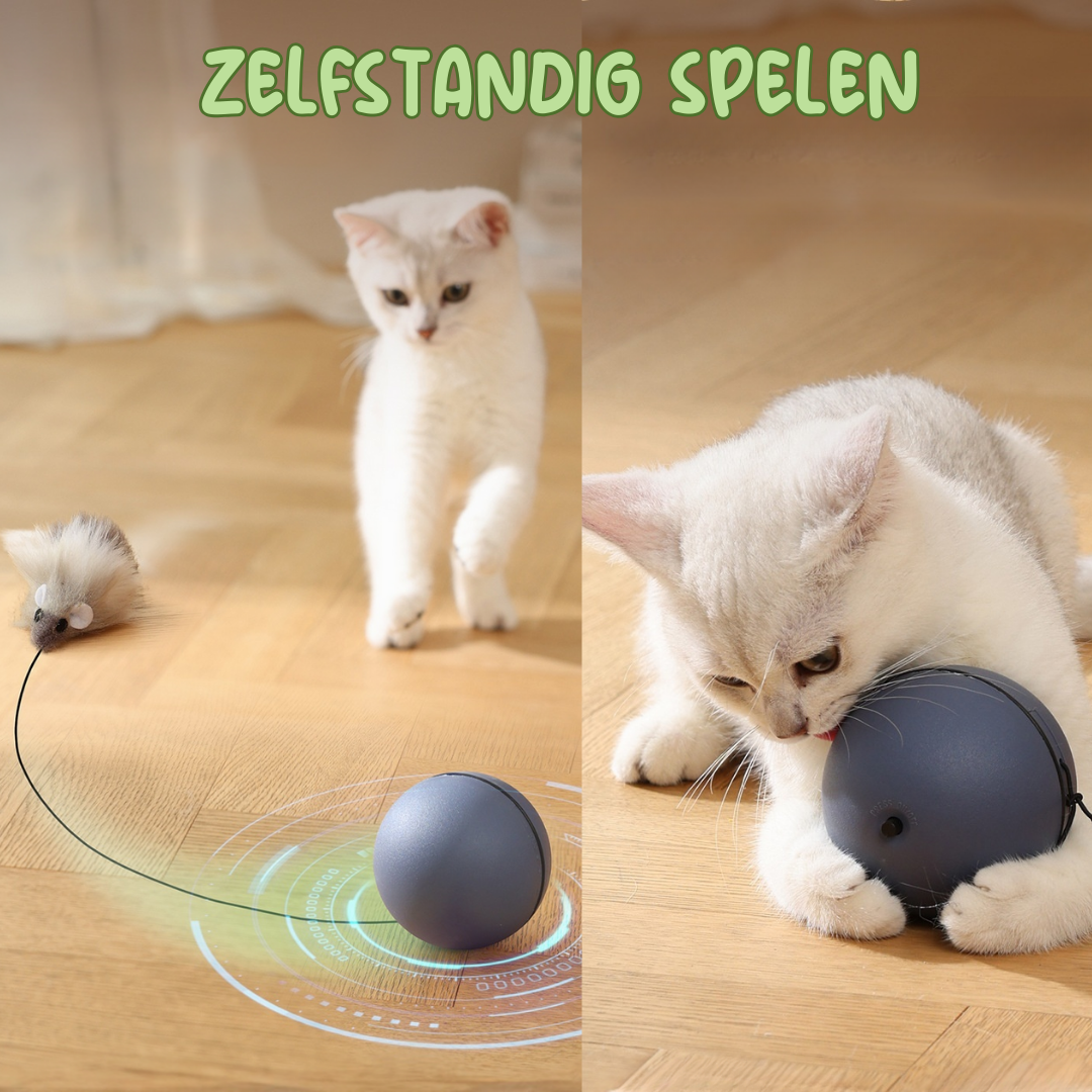 Turbobal kattenspeeltje Boa Fluffy muis