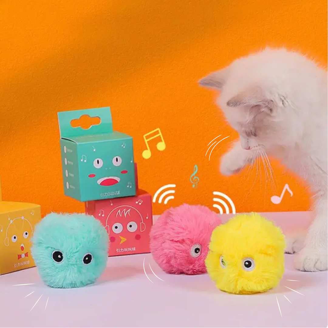 ChirpBall kattenspeeltjes met realistische dierengeluid