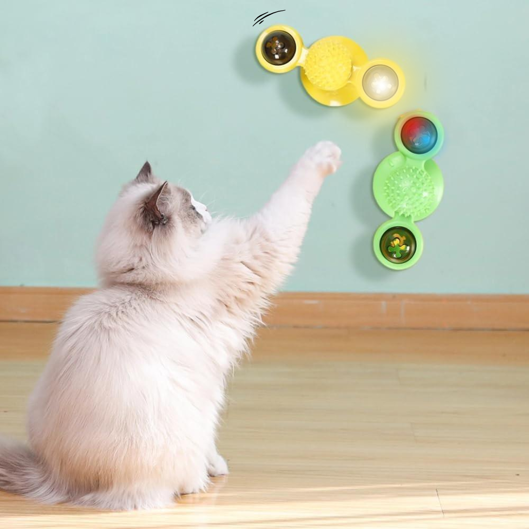 SpinChase - interactieve Bewegende kattenspeeltjes met Licht