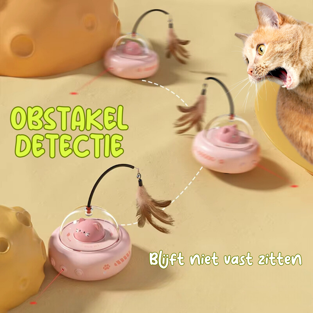 SpaceKitty interactieve UFO met Laser kattenspeeltjes
