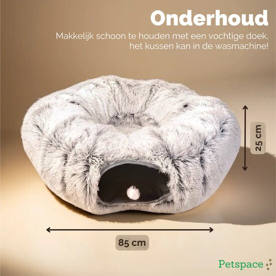 Fluffy Donut Kattentunnel