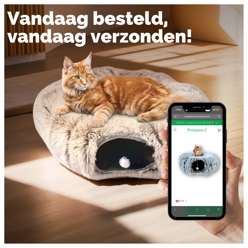 Fluffy Donut Kattentunnel