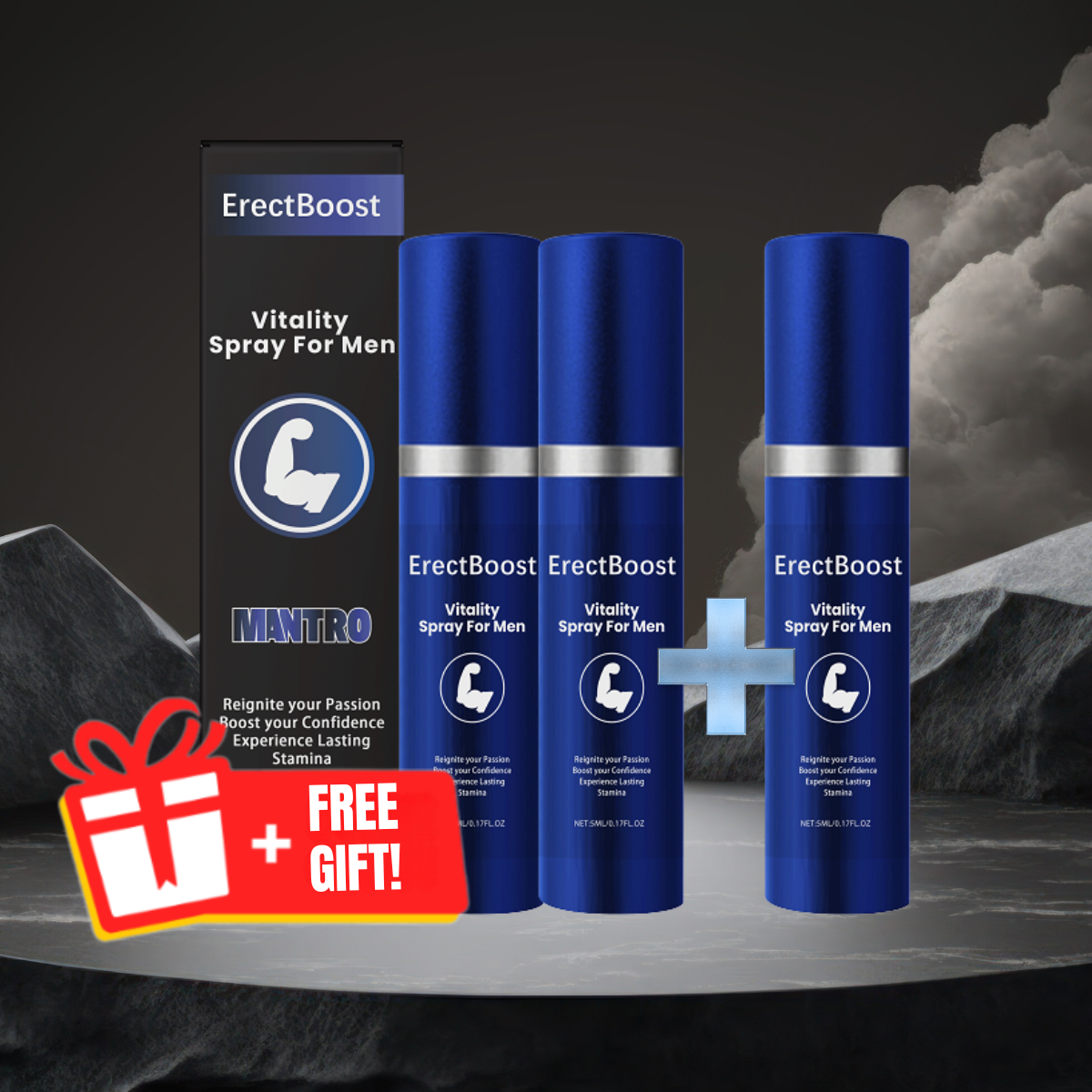 ErectBoost Spray para Potência Masculina