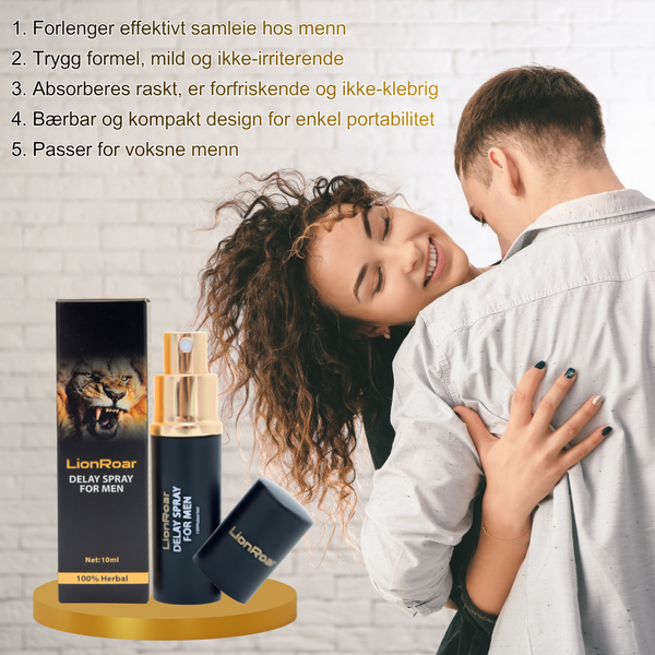 Langvarig intimitetsforsinkelsesspray løsning