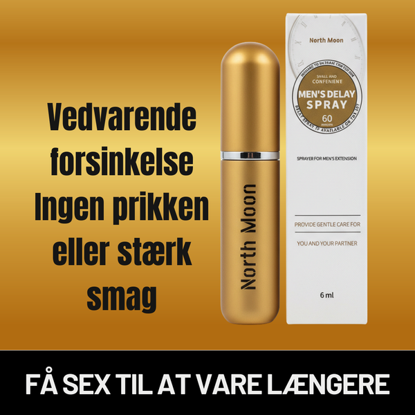 Mild Forsinkelsesspray | Tag Fuld Kontrol og Hold i Over 60 Minutter i Aften