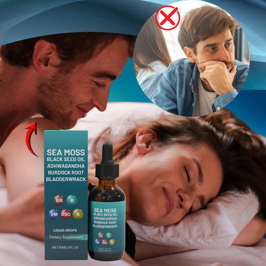 Gotas Líquidas de Musgo Marinho | Desbloqueie o Pico de Desempenho Alfa e Vitalidade Explosiva Instantaneamente