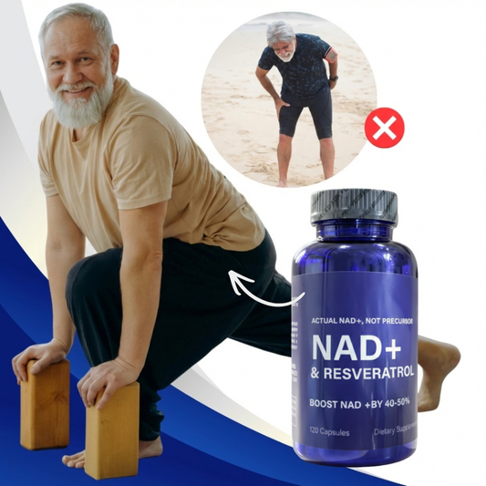 NAD+ and Resveratrol Capsules | Reverses Cellular Aging and Restores Peak Vitality in Just 7 Days