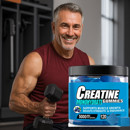Creatine Monohydrate Gummies | Male Strength, Energy & Confidence - MantroForce