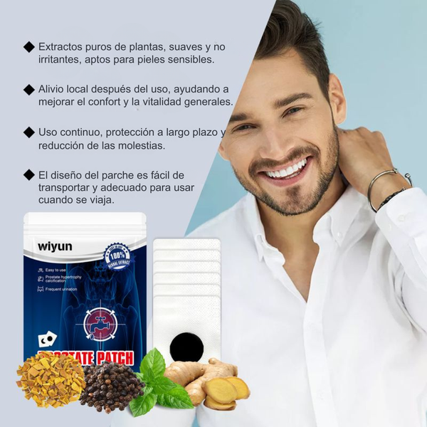 Parche de Alivio para la Comodidad del Ombligo y Próstata