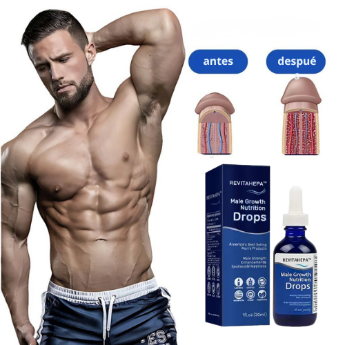 Gotas Nutritivas para el Crecimiento Masculino ¿Estás listo para un sexo increíble y duradero?