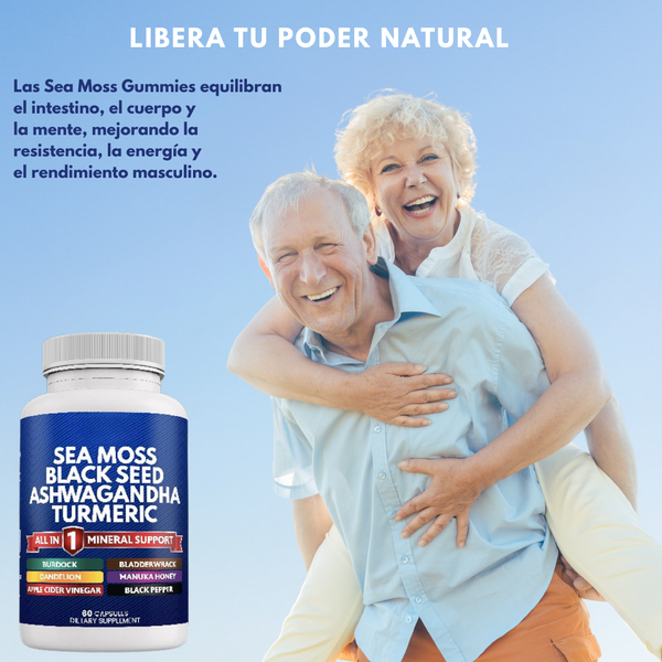 Gomitas de musgo marino Fortalecimiento inmunológico, energía y equilibrio intestinal