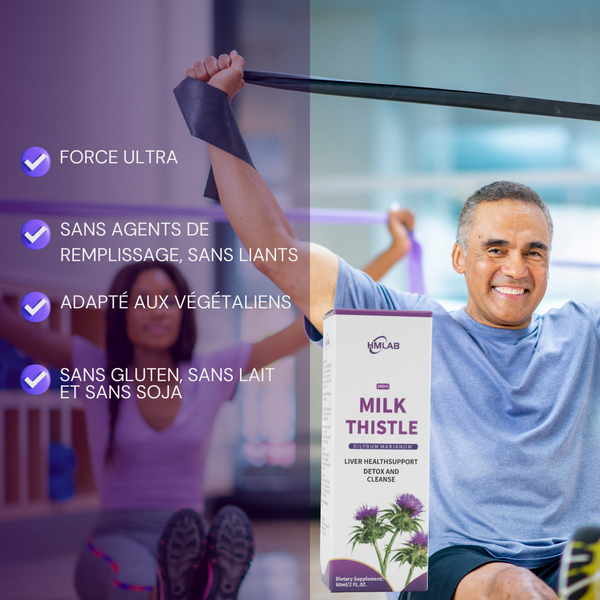 Gouttes liquides détoxifiantes quotidiennes pour le foie