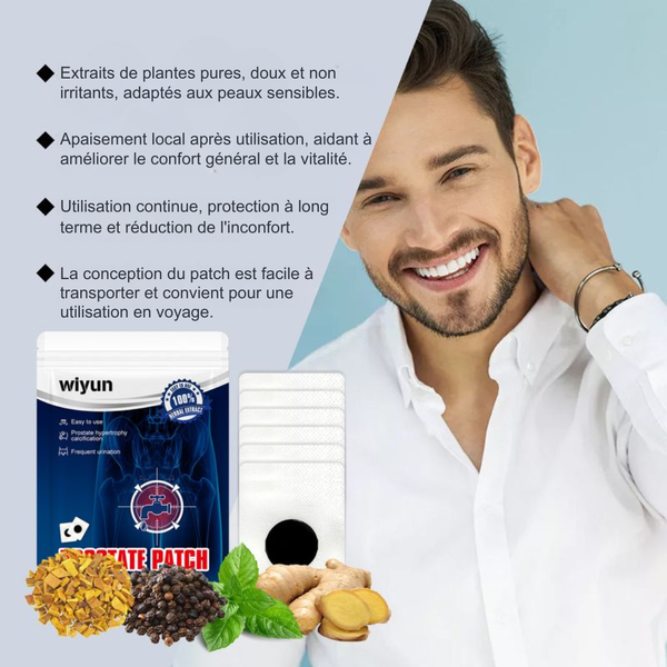 Patch de soulagement confortable pour le nombril de la prostate