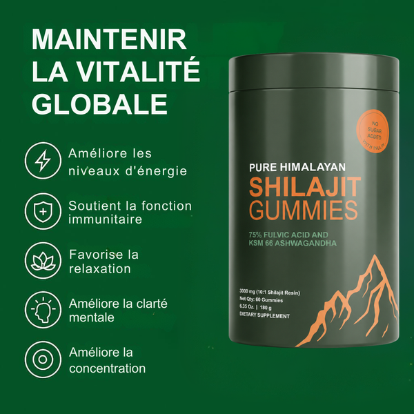 Gommes Alpha Peak Shilajit