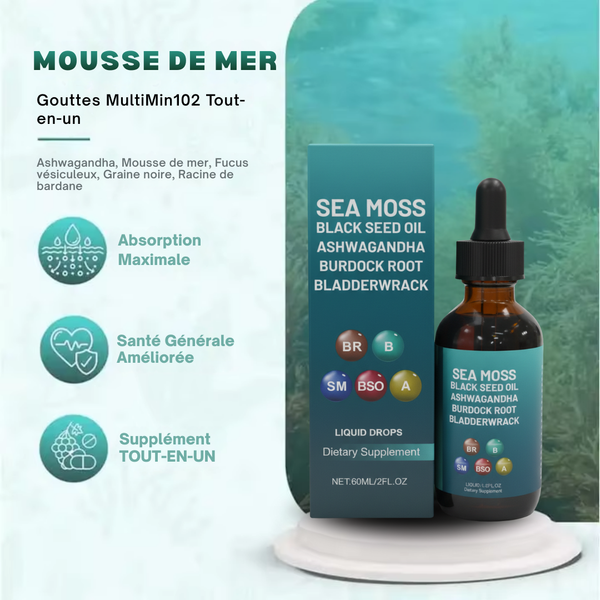 Gouttes de Force à la Mousse de Mer