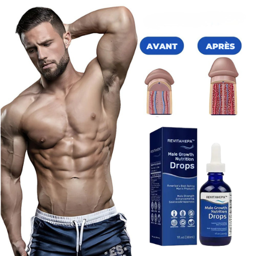 Gouttes de Nutrition pour la Croissance Masculine  Êtes-vous prêt pour un sexe incroyable et prolongé ?