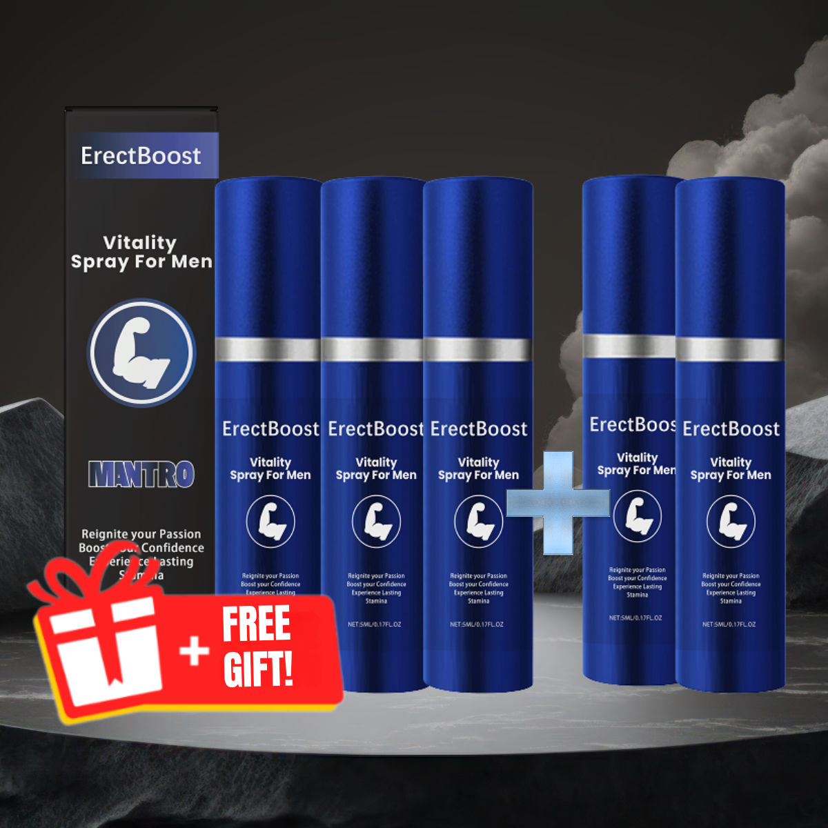 ErectBoost Spray para Potência Masculina