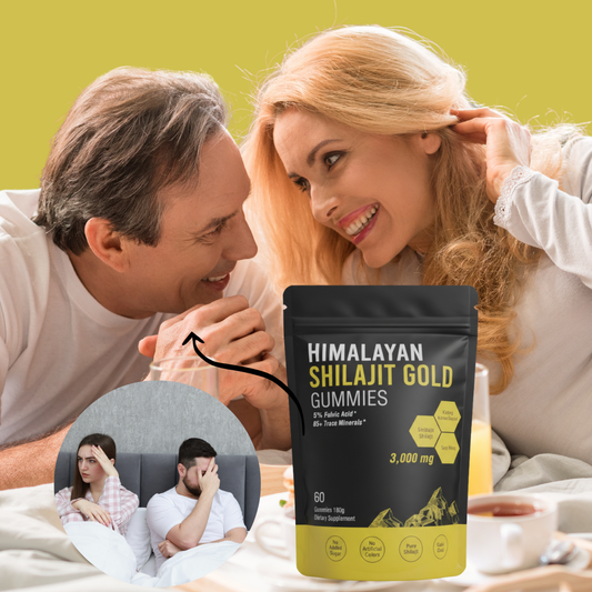 Gomas Himalayan Shilajit Gold | Liberta Energia Incontrolável e Clareza Mental em 10 Minutos, Garantido!