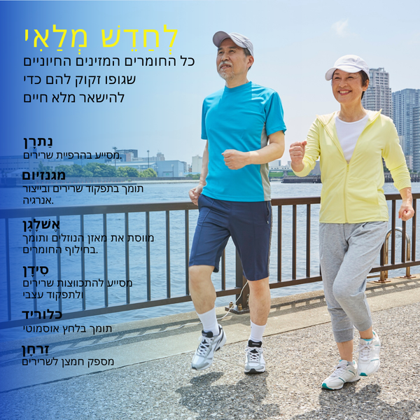 תוספת אלקטרוליטים בטעם פטל כחול