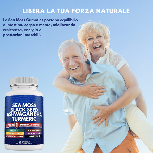 Caramelle gommose di muschio marino Forza immunitaria, energia e equilibrio intestinale