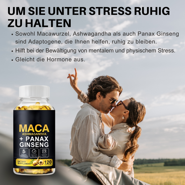 Essbare Energie Maca Ashwagandha Mischung