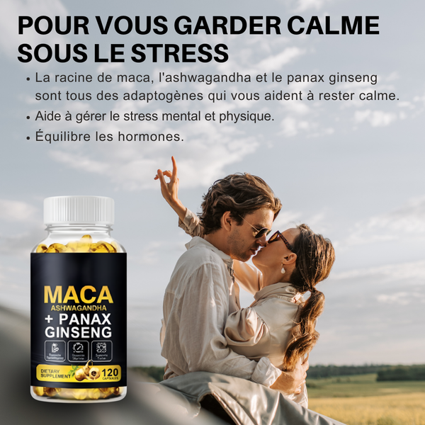 Mélange Énergétique Comestible Maca Ashwagandha