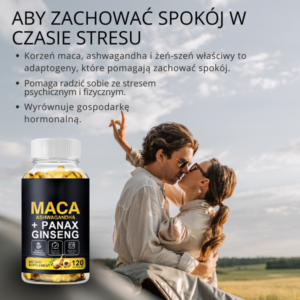 Jadalna mieszanka energetyczna Maca i Ashwagandha
