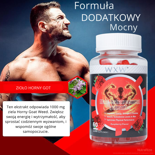 Żelki na witalność dla mężczyzn