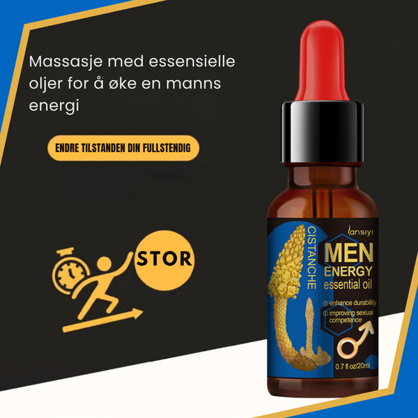 Selvtillitsøkende vekstmassasjeolje