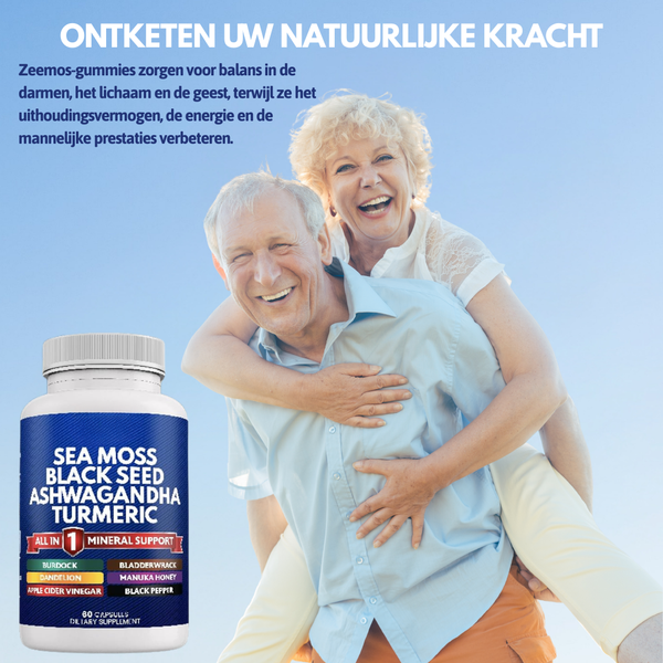 Sea Moss Gummies  Immuniteit, Energie & Darmbalans