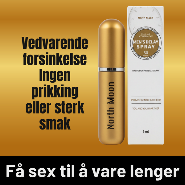 Skånsom Forsinkelsesspray | Ta Full Kontroll og Hold Ut i Over 60 Minutter i Kveld