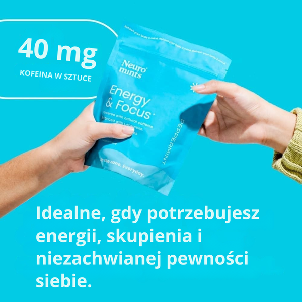 Neuro Mints Energia i Wzrost Skupienia, które Utrzymują Cię w Ruchu!