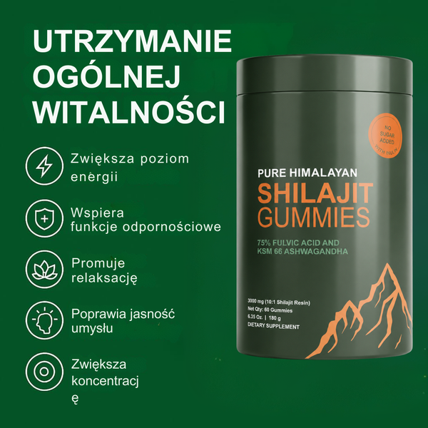 Żelki Alpha Peak z szilajitem