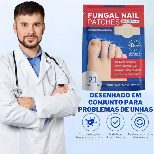 Patches de Reparação para Unhas ToeFix