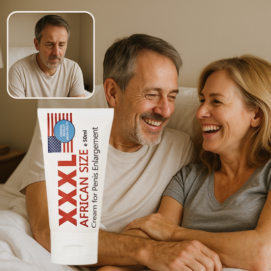 Creme Tamanho Africano XXXL | Maior. Mais Duro. Confiança Inabalável.