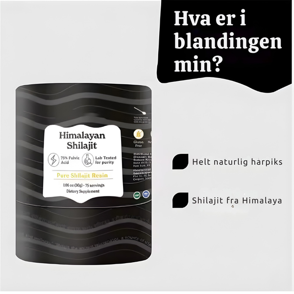Pure Himalayan Shilajit Forsterkere