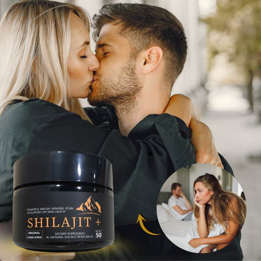Shilajit Resin Balm | Herwin je top: Ontgrendel piek mannelijke vitaliteit en vertrouwen in slechts 3 minuten