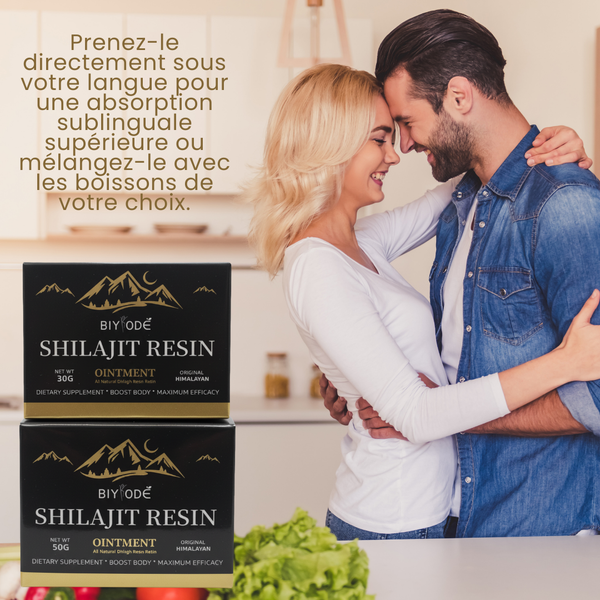Gommes de résine de Shilajit pur de l