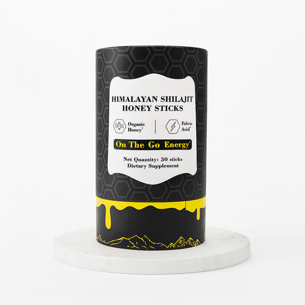 Himalayan Shilajit Honey Sticks – Power, Focus & Male Vitality Unleashed - MantroForce