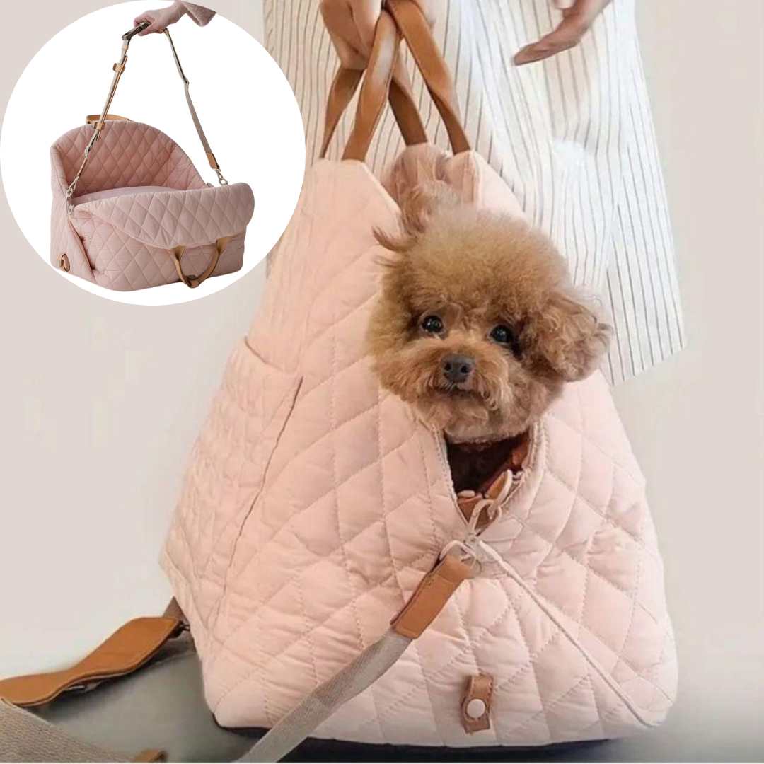 Luxe Comfortabele honden Reistas Draagzak & Autostoel in 1