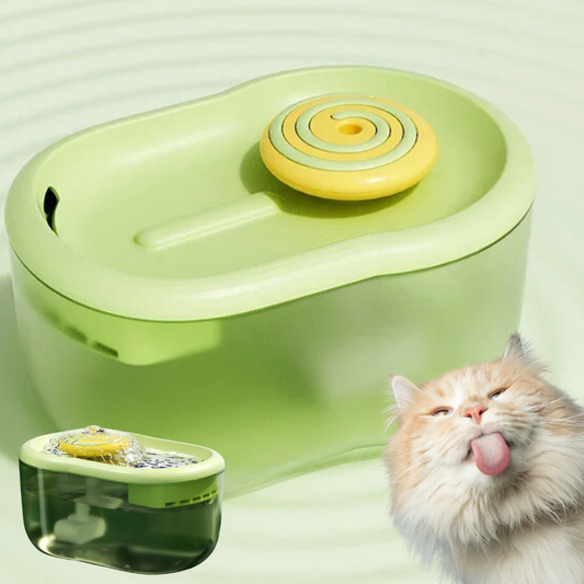 Drinkfontein kat hond - Lolliepop waterdispenser met WaterPomp & Filter voor huisdieren