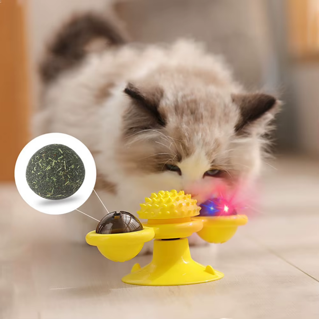 SpinChase - interactieve Bewegende kattenspeeltjes met Licht