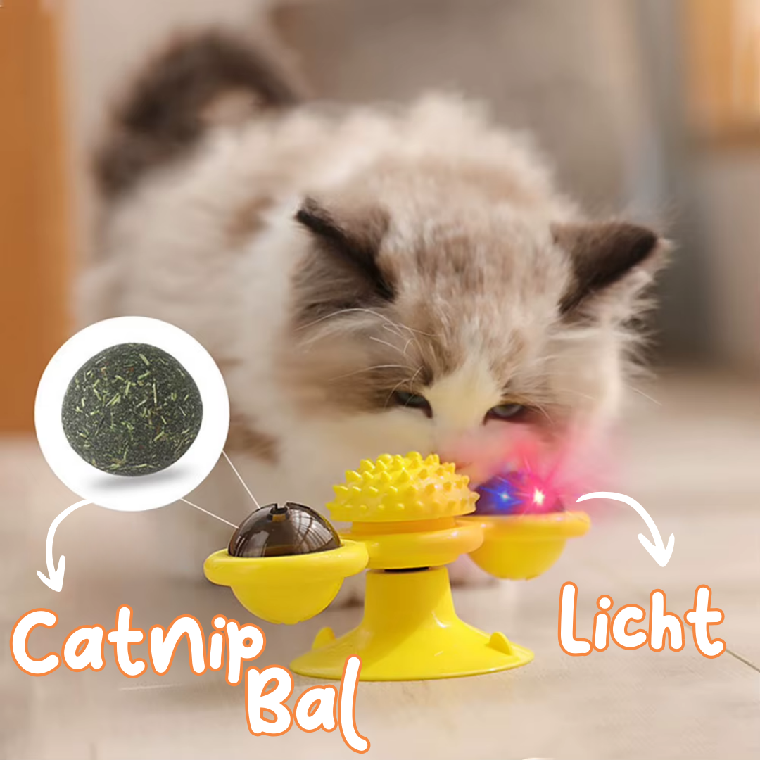 SpinChase - interactieve Bewegende kattenspeeltjes met Licht