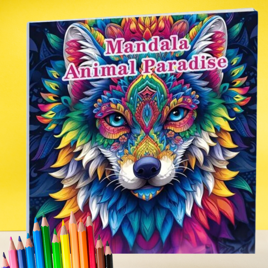 Mindfulness kleurboek voor volwassenen Mandala Bloemen Dieren